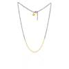 GOLD OXIDIZED SILVER ADJ 60G CHAIN 18" - Image 2