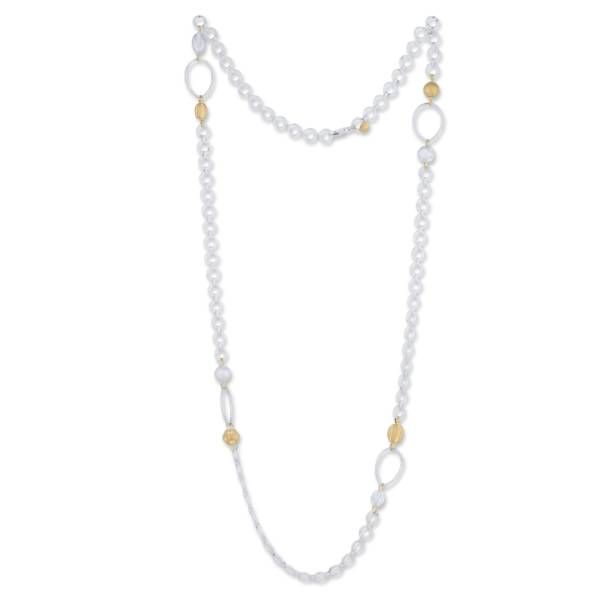 BUBBLES AND NUTMEG NECKLACE