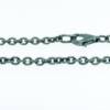 OXIDIZED SILVER CHAIN 24"