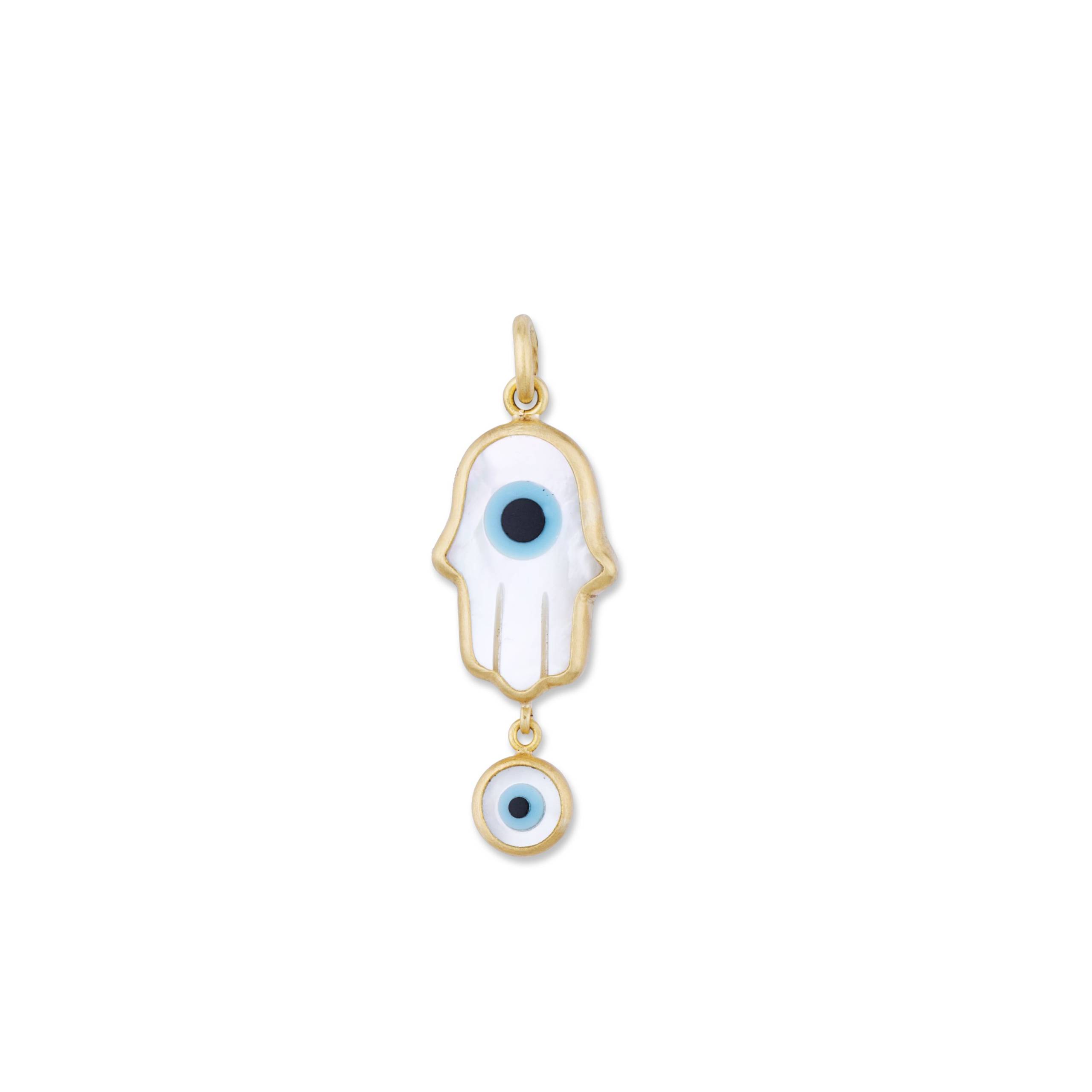 Hamsa evil eye clearance gold pendant
