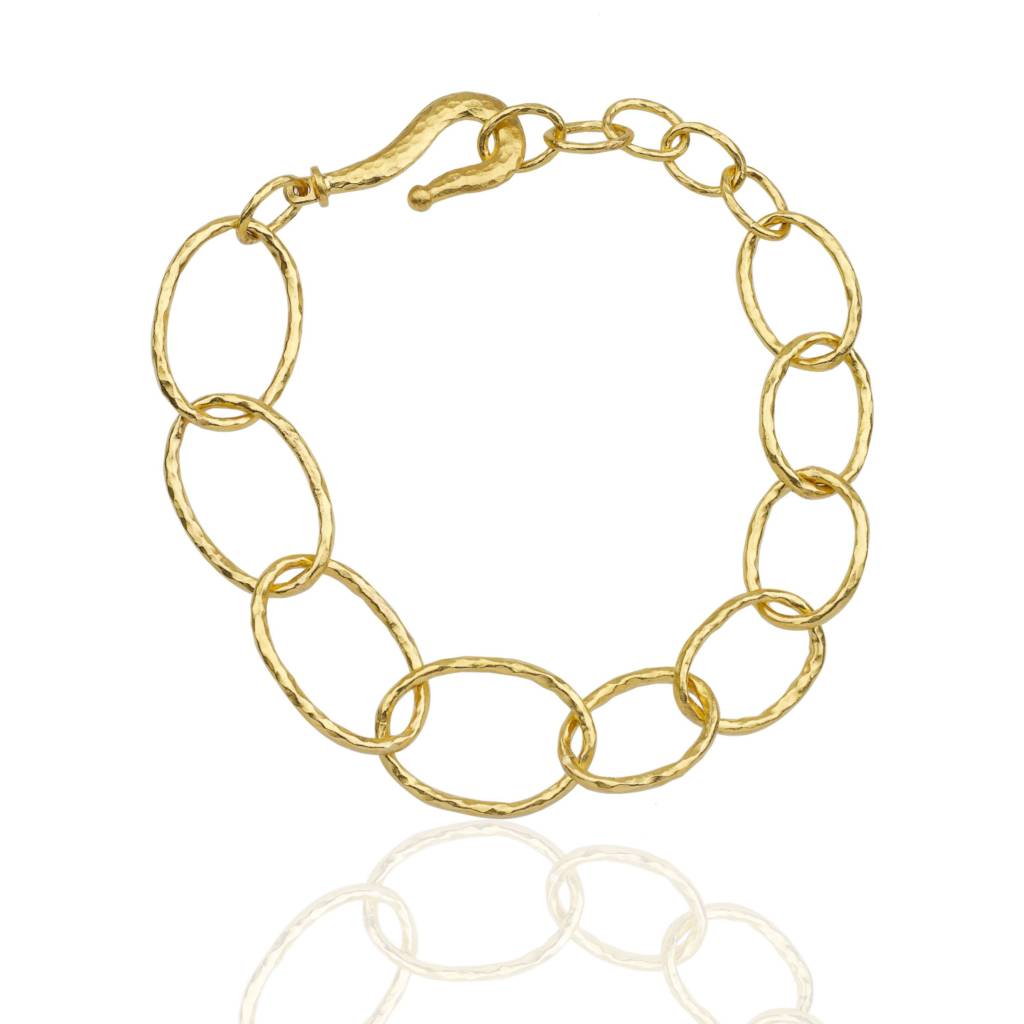 GRADUATED OVAL LINKS BRACELET