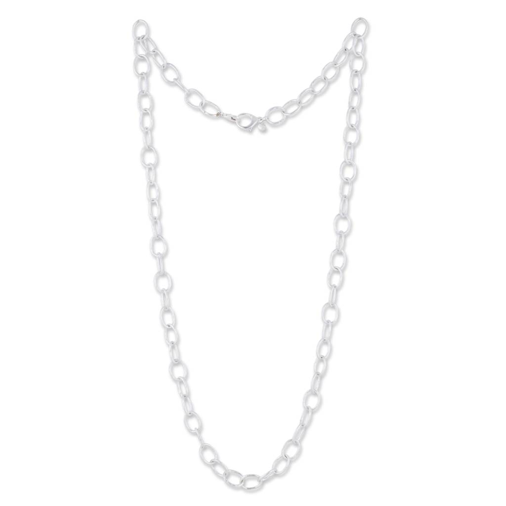 GRADUATED OVAL LINKS NECKLACE