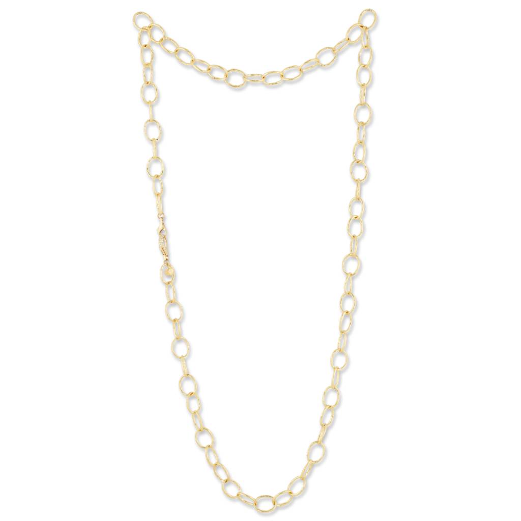 GRADUATED OVAL LINKS NECKLACE
