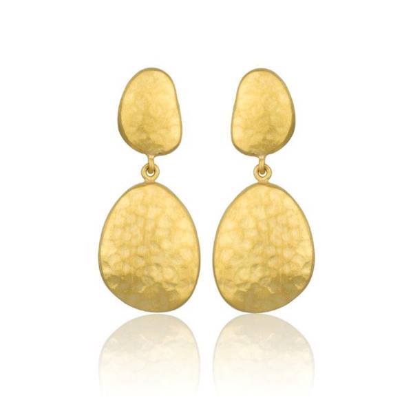 HAMMERED EARRINGS - Image 2