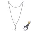 OXIDIZED SILVER JUMBO CHAIN W LOBSTER CLAW 30" - Image 2