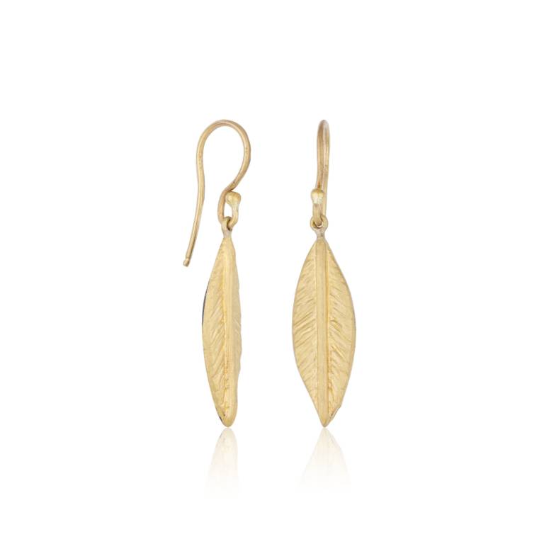 OLIVE LEAF EARRINGS