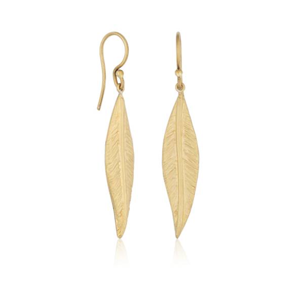 OLIVE LEAF EARRINGS