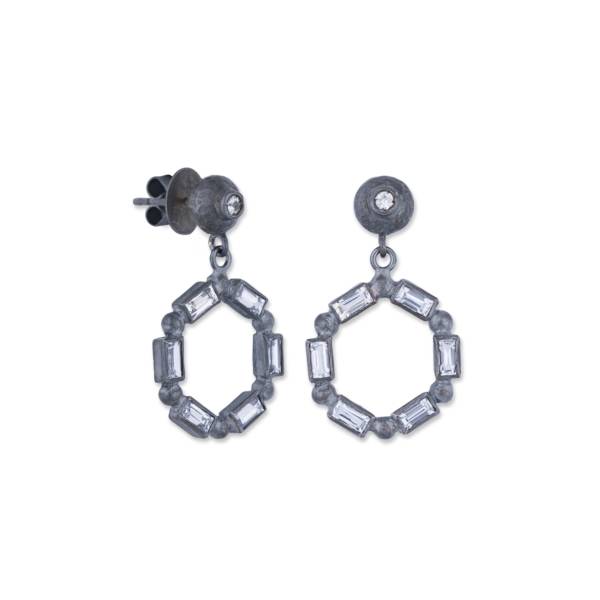 BUBBLES HOOP EARRING