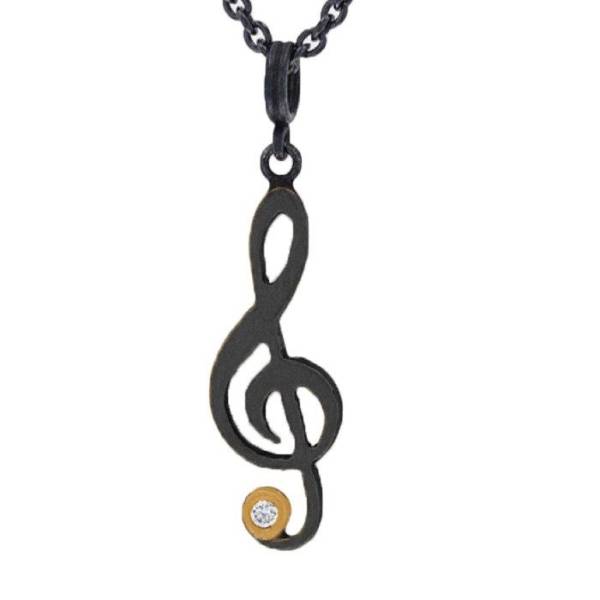 CARY G-CLEF NECKLACE