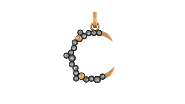 DYLAN LETTER "C"NECKLACE