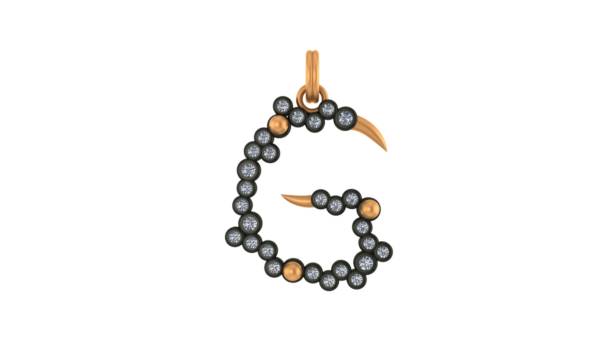 DYLAN LETTER "G" NECKLACE