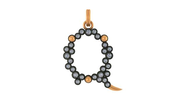 DYLAN LETTER "Q" NECKLACE