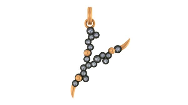 DYLAN LETTER "Y" NECKLACE