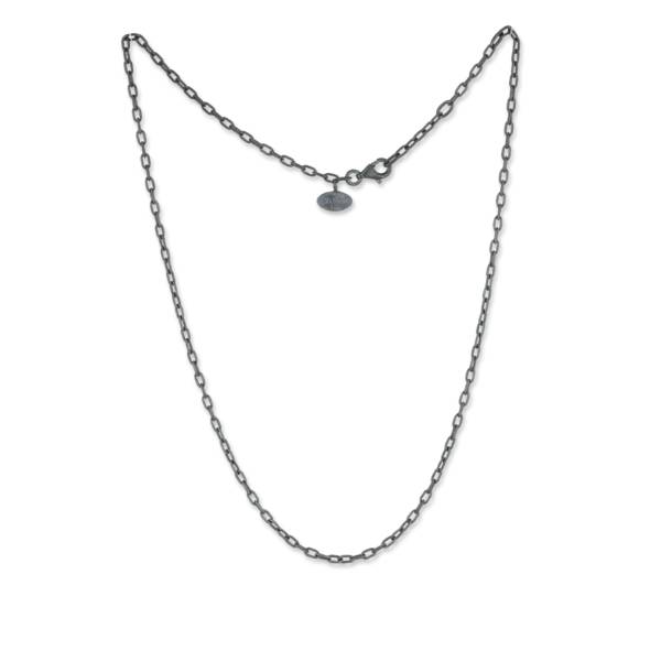 20" OXIDIZED SILVER CHAIN