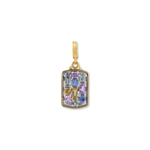 PRISMIC DOG TAG NECKLACE - Image 2