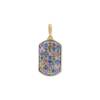 PRISMIC DOG TAG NECKLACE
