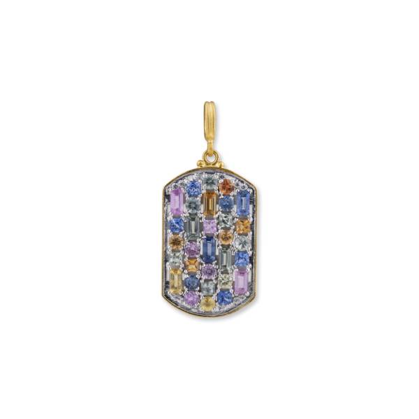 PRISMIC DOG TAG NECKLACE