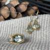 DECO RING- PRASIOLITE AKA GREEN AMETHYST - Image 4