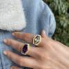 DECO RING-AMETHYST - Image 3