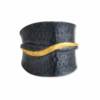 SWAY CUFF, GOLD FUSED