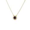 ANZA HEXAGON RHODOLITE GARNET NECKLACE