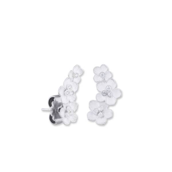 BUTTERCUP SILVER DIAMOND EARCLIMBERS