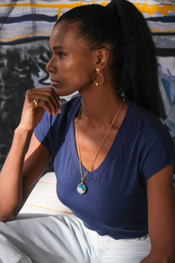 DRUM EARRINGS - Image 2