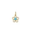 FLOWER POWER CUSHION SB TURQUOISE PENDANT