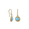 JELLYBONBON ROUND SB TURQUOISE EARRINGS