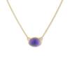 JELLYBONBON OVAL CABOCHON AMETHYST NECKLACE