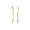 KELLER ALL GOLD SHOULDER DUSTERS, LONG