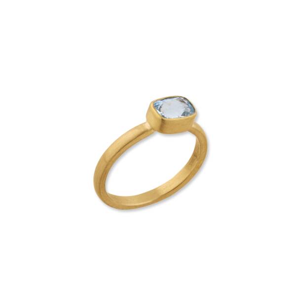 LOVE AQUAMARINE RING