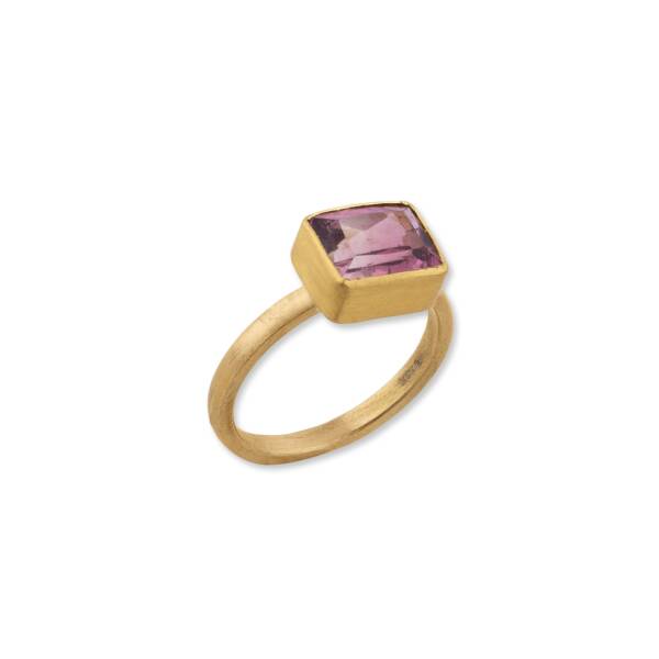 LOVE PINK TOURMALINE RING
