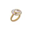 ORBIT OVAL MOONSTONE RING