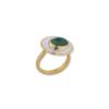 ORBIT OVAL EMERALD RING
