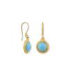 SARAH CLEAN KINGMAN TQ EARRINGS