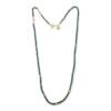 SARAH FACETED EMERALD BEAD NECKLACE - Image 2