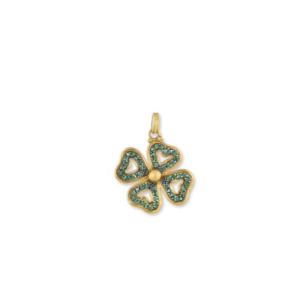 CLOVER 24K OX TSAVORITES
