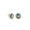 JELLYBONBON LONDON BLUE TOPAZ STUDS