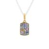 PRISMIC DOG TAG NECKLACE
