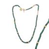 SARAH RUSTIC FACETED EMERALD BEAD NECKLACE