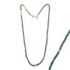 SARAH FACETED EMERALD BEAD NECKLACE