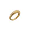 BOOGIE LINE ALL GOLD RING, DIAMOND LINE