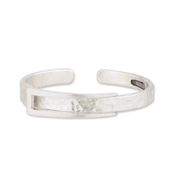 STERLING SILVER DECO 7.5--12.5MM CUFF