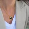 JELLYBONBON PEAR SHAPE LONDON BLUE TOPAZ NECKLACE - Image 3