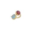 JELLYBONBON TOI ET MOI BLUE PINK TOURMALINE RING - Image 2