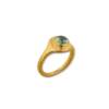 JELLYBONBON ROUND GREEN TOURMALINE RING
