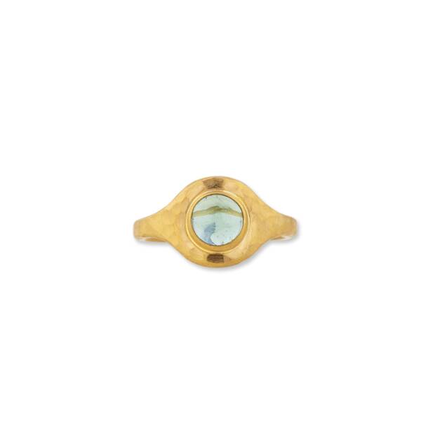 JELLYBONBON ROUND GREEN TOURMALINE RING - Image 2
