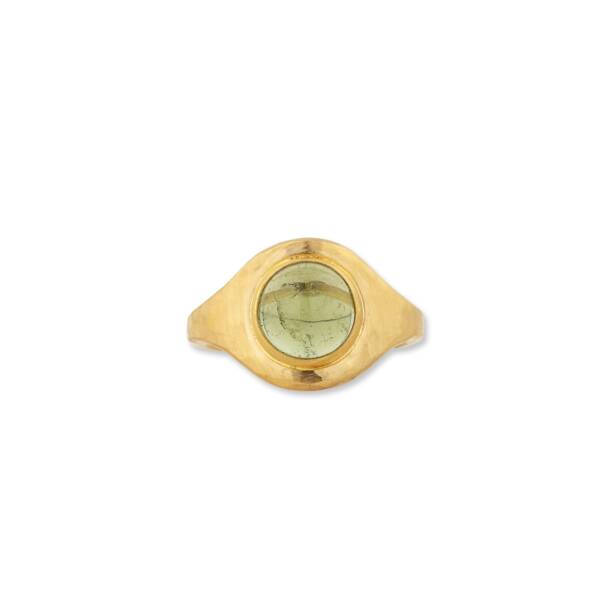 JELLYBONBON ROUND GREEN TOURMALINE RING - Image 2