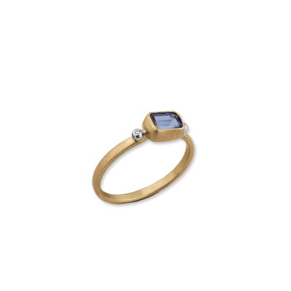 LOVE TANZANITE RING